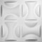 Ekena Millwork York EnduraWall Decorative 3D Wall Panel, White, 19 5/8"W x 19 5/8"H WP20X20YOWH - alternate 1